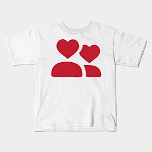 couple heart. relationship Kids T-Shirt